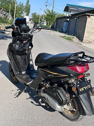 мото эндро: Скутер KINYE, спортивный дизайн Характеристики и оснащение: - Кузов — 5