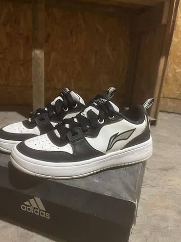 lebron james: Кроссовки Li-Ning, модель в чёрно-белой расцветке. - Верх — 3