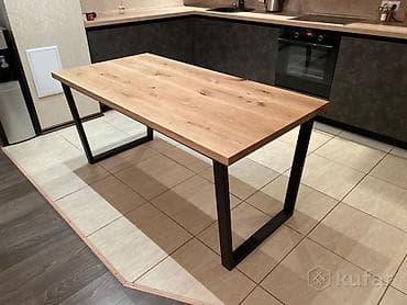office table: Обеденный/рабочий стол в современном стиле loft на заказ, срок — 2