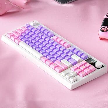 bluetooth keyboard: Клавиатура, iBlancod, Механическая, Bluetooth, Проводное подключение, Размер: 80% — 1