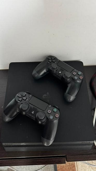 PlayStation 4 Slim (черная) 500гб Комплектация: - Консоль PS4 Slim - — 2