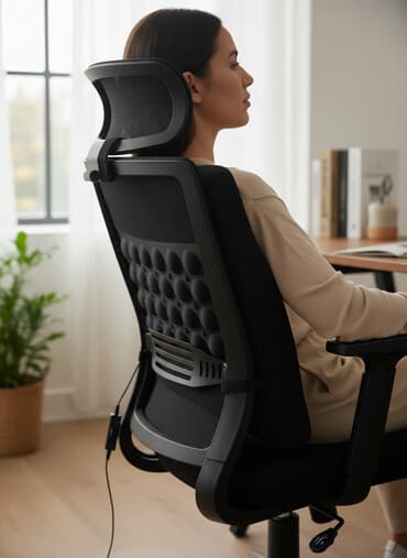 мото чехол: Массажное кресло, цвет - Черный — 1