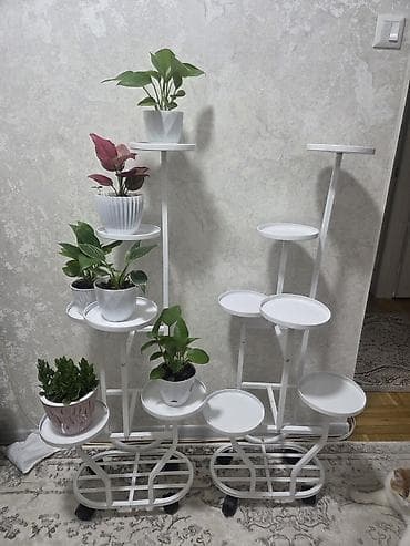 Мебель: Полка, этажерка для цветов, Новый, Железо, Самовывоз — 3