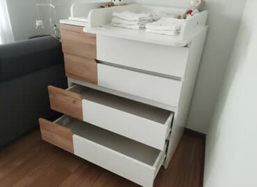 стол для уроков с полками: Пеленальный стол, Новый, ЛДСП — 1