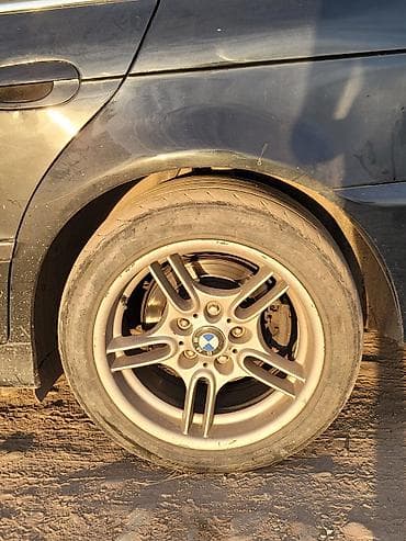 Транспорт: Литой диск BMW 66стил с шиной - Оригинальный легкосплавный диск BMW — 1