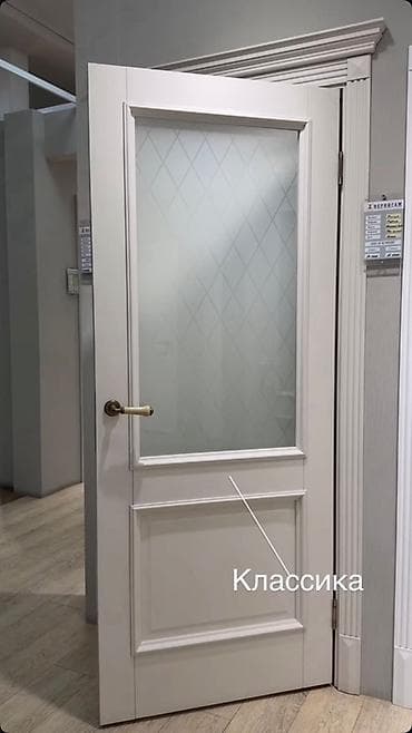 solutions elementary: Межкомнатная дверь «Классика» с остеклением - Стиль: классический, с — 1