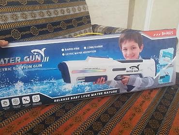 детский самокат б у: Электрический водяной бластер WATER GUN (Electric Suction Gun) - — 1
