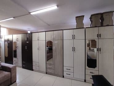 шифоньеры в рассрочку: Шкаф для одежды, Новый, Прямой, ЛДСП — 14