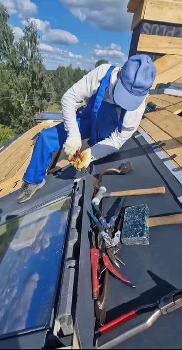 установка крыш: Кровля крыши | Гидроизоляция, Демонтаж, Ремонт Больше 6 лет опыта — 13