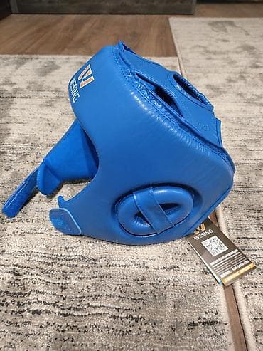 Шлемы: Шлем боксерский WESING Оригинал (синего цвета) размер: s -m - — 2