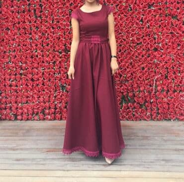 бордовая платья: Продается платье, сшили на заказ, одевали 1 раз на свадьбу — 5