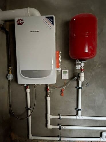 напольные газовые котлы: Газовый котел навиен, новьен, novien, navien выносной пульт — 19