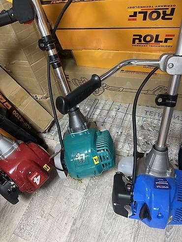 Садовая техника и оборудование: Триммер, мотокоса, Новый, Бензиновый, 2-х тактный двигатель, Самовывоз, Бесплатная доставка, Платная доставка — 9