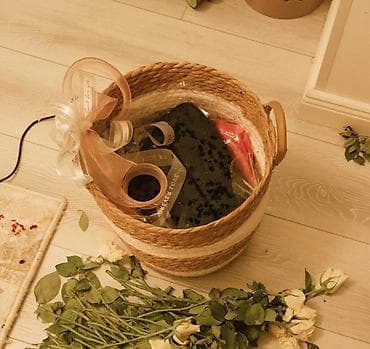 Плетёная корзина для декора и подарочных композиций - Материал at lalafo.kg Плетёная корзина для декора и подарочных композиций - Материал