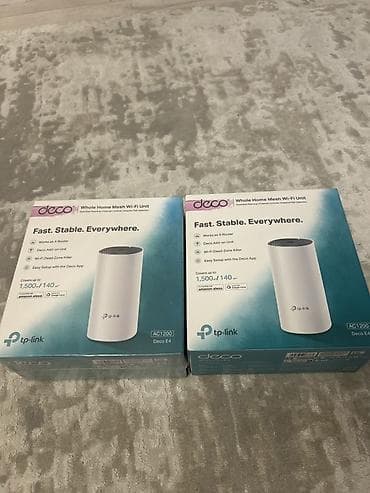 TP-Link Deco E4 (AC1200) — модуль системы Mesh Wi‑Fi для всего дома — 4