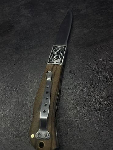 Кесүүчү шаймандар: Складной карманный нож с клипсой - Клинок прямой формы со спусками — 3