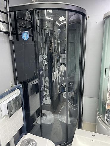 Душевая кабина Полукруглая, Покрытие: Тонированное