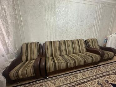 Диваны: Раскладной диван, Б/у — 1