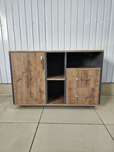 на стол: Комплект офисной мебели, Новый, Стол, Тумба, ДСП, Бесплатная доставка, Самовывоз, цвет - Серый — 5