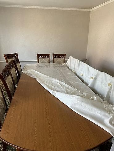 столешница кухня: Стол и стул для зала, Б/у, цвет - Коричневый — 3