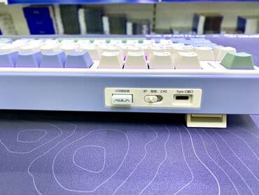 с1: Клавиатура, Aula, Механическая, Проводное, Bluetooth подключение, Размер: 75% — 7