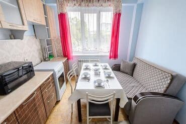 суточный квартира бишкек политех: 1 бөлмө, Душ кабинасы, Кондиционер, Жайлашуу күнү-түнү — 15