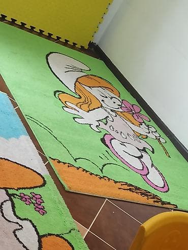 Ковры: Детский коврик Б/у, Прямоугольный — 2