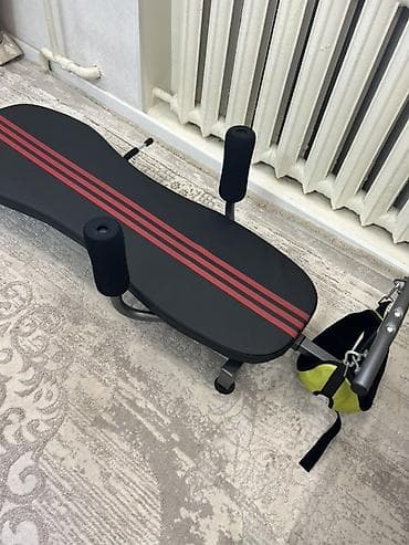 тренажёрный: Скамья для пресса/гиперэкстензии с упорами и регулировкой - — 2