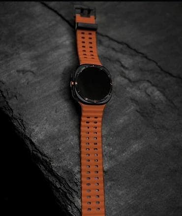 xiaomi redmi note 2 32gb: Самсунг УльтраСпортивные смарт‑часы с круглыми экраном и оранжевым — 1