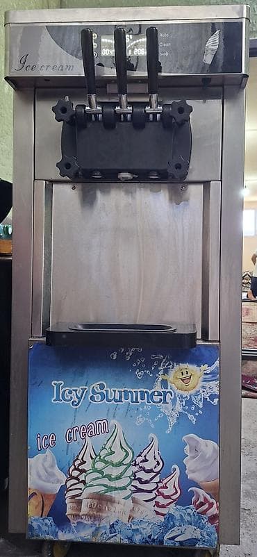 Профессиональный фризер для мягкого мороженого Icy Summer - lalafo.kg да Профессиональный фризер для мягкого мороженого Icy Summer -