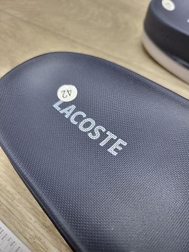 джинсы ливайс: Мужские сандалии, 42, Lacoste, Новый, цвет - Синий, Платная доставка — 5