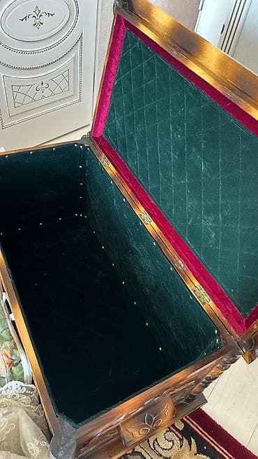 сундук для приданного: Сундук, Новый, Для приданого невесты, Дерево, цвет - Коричневый — 8