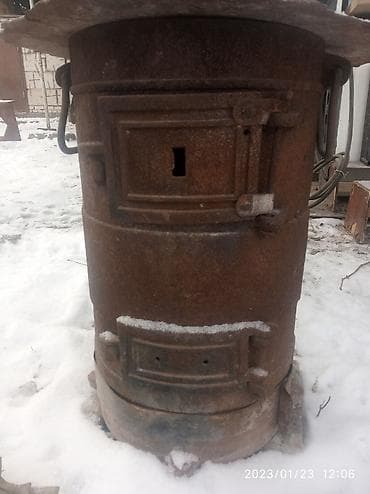 Продаю печь чугунная at lalafo.kg Продаю печь чугунная