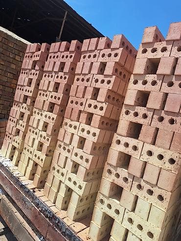 Кирпич, строительные блоки: Пустотелый, дырчатый, Жженый кирпич, Полублок, 250×120×90 — 3