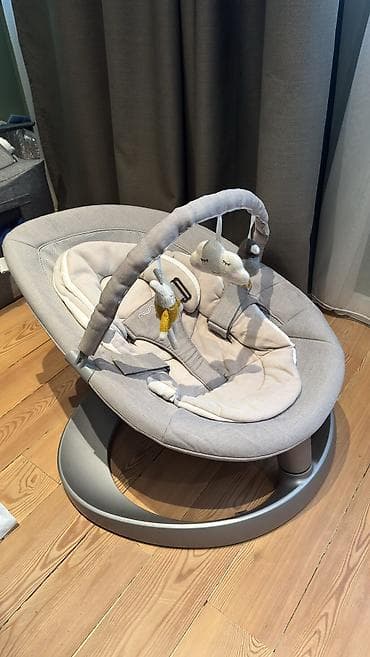 Другие товары для детей: Продаю Детский шезлонг Nuna Leaf Grow (+ДУГА С ИГРУШКАМИ и коробка) — 2