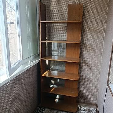 Книжная полка, Дерево, Напольная