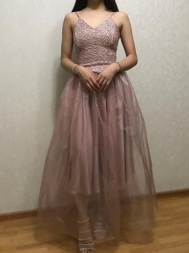 Вечернее платье, Длинная модель, Атлас, Без рукавов, Корсет, S at lalafo.kg Вечернее платье, Длинная модель, Атлас, Без рукавов, Корсет, S