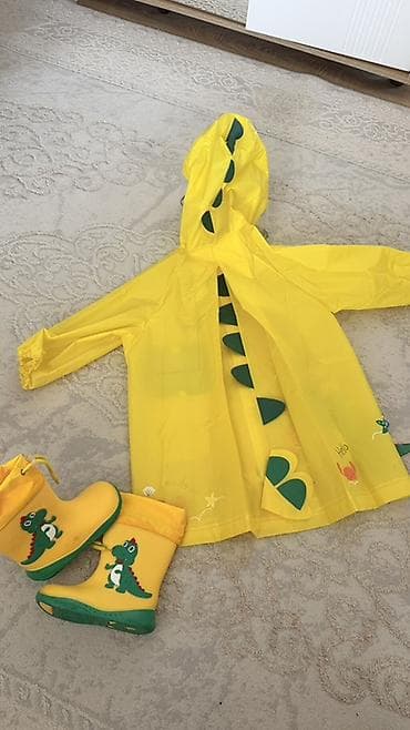 резиновые сапожки: Комплект, цвет - Желтый — 2