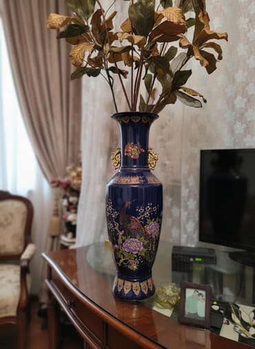 лейка садовая: Напольная декоративная ваза,в японском стиле, керамика/фарфор, крупный — 1