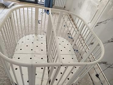 Кресла: Трансформируемая детская кроватка-манеж овальной формы - Конструкция — 3