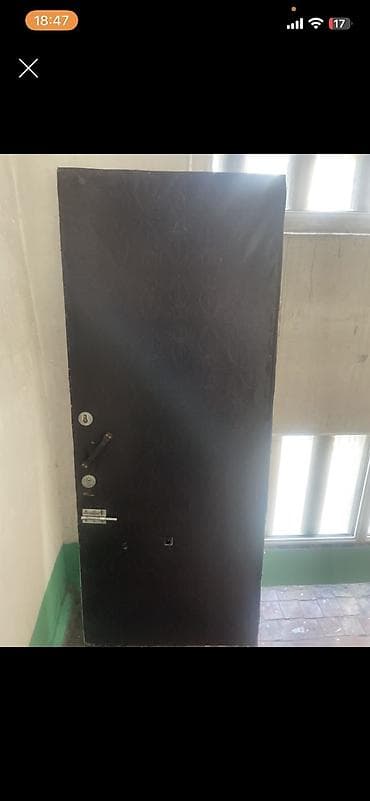 установка эшик: Үйлөр жана батирлер үчүн эшик, Металлдан, Бир эшиктуу, түсү - Күрөң — 3