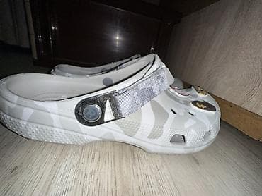 шлепка крокс: Сабо, 40, 41, Crocs, Новый, цвет - Серый, Самовывоз — 3