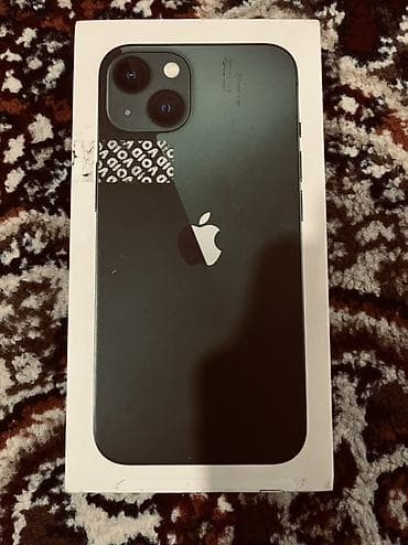 IPhone 13, цвет Midnight (черный). Оригинальная упаковка. АКБ:80 — 3