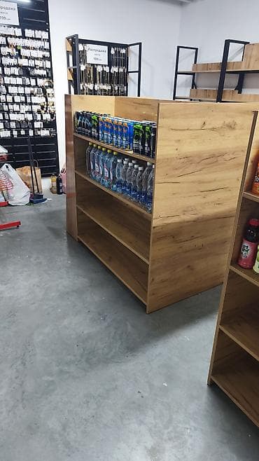 полка для чипсы: Островные торговые стеллажи из ЛДСП под дерево - Формат: двусторонние — 2