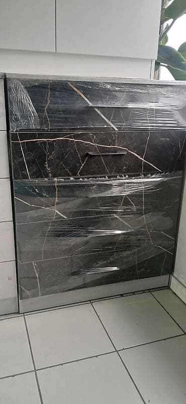 Комоды: Комод для одежды, Новый, Без зеркала, ЛДСП, цвет - Белый, В рассрочку, Бесплатная доставка — 4