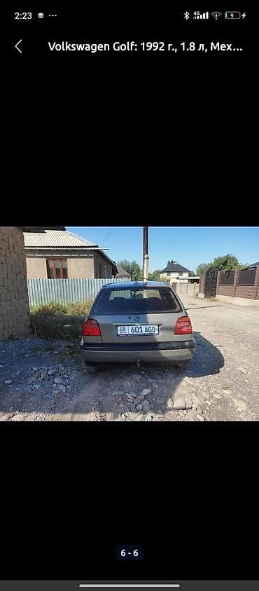 гольф golf: Volkswagen Golf: 1992 г., 1.8 л, Механика, Бензин, Хэтчбэк — 4
