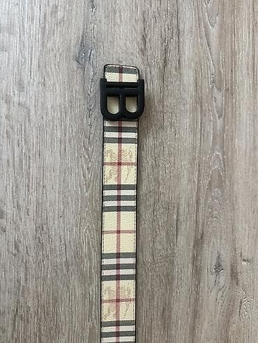 пончо с поясом: Ремень, Burberry, Материал: Экокожа, Унисекс — 2