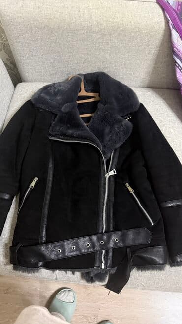дешево дубленка: Дубленка, Авиатор, Короткая модель, L — 3