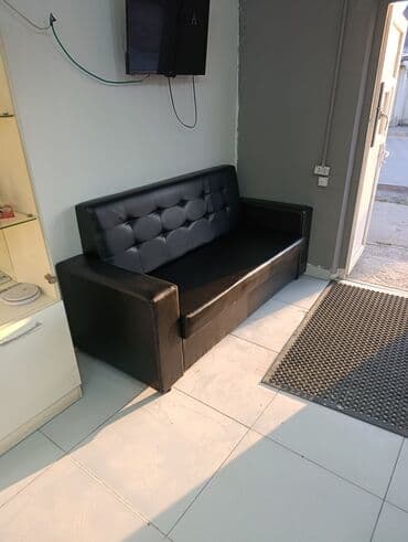 диваны лофт: Комплект мягкой мебели, Новый, Бесплатная доставка, цвет - Черный — 5