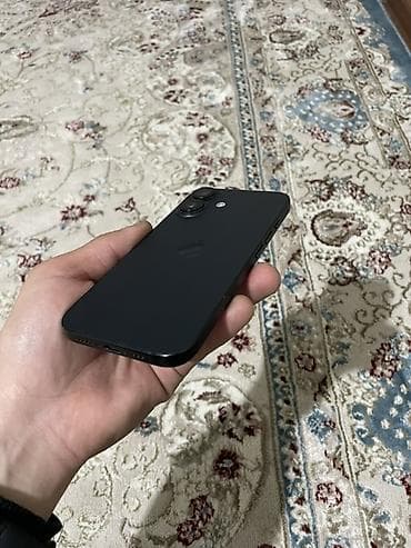 note 20 ultra: IPhone 16, Б/у, 128 ГБ, Черный, Защитное стекло, Чехол, 91 % — 3